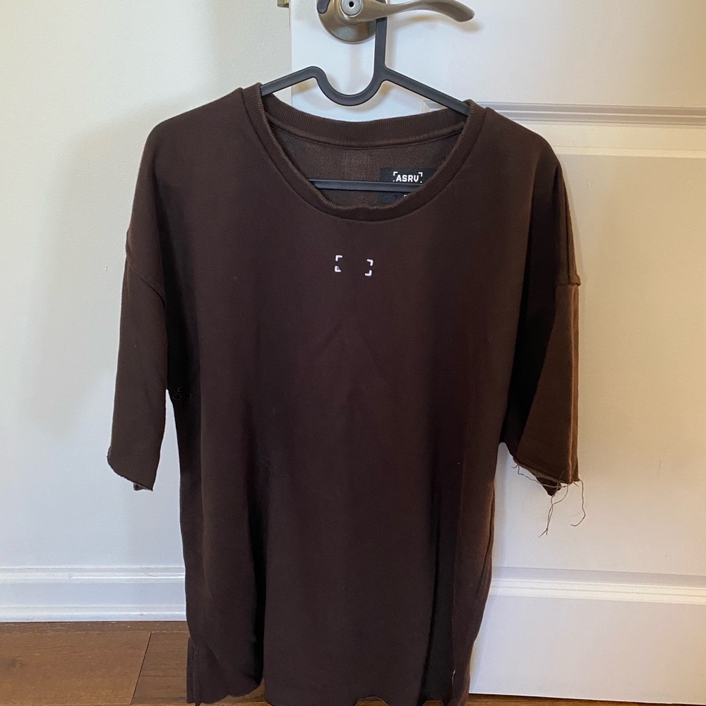 ASRV FRENCH TERRY OVERSIZED TEE SIZE LARGE